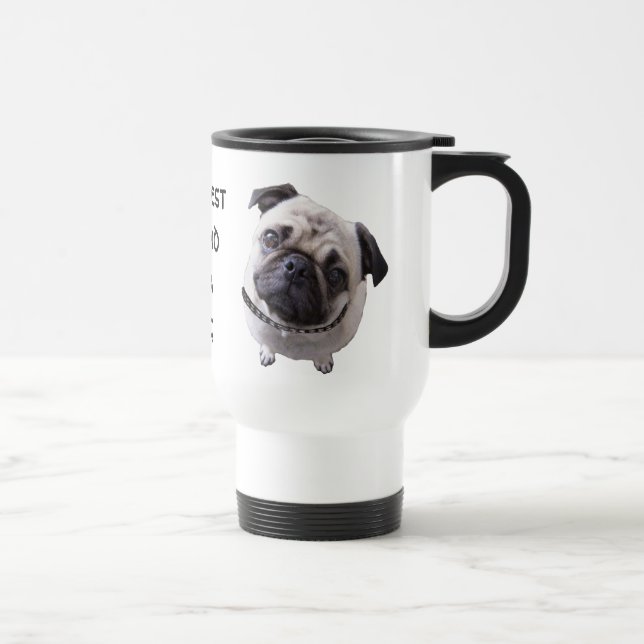 Thermobecher "Mops" Reisebecher (Rechts)