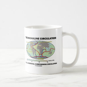 Thermohaline Zirkulation (Meridianumwerfen) Kaffeetasse