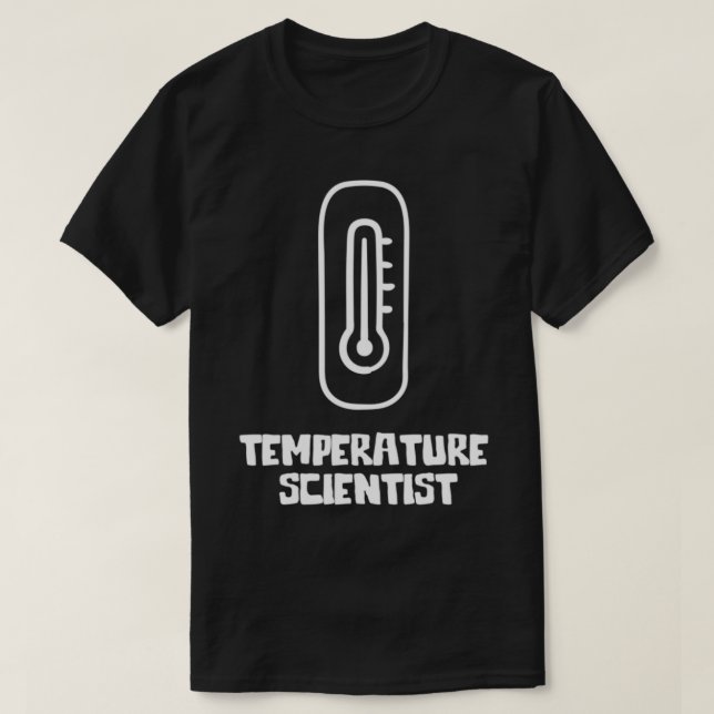 Thermometer des Temperaturforschers T-Shirt (Design vorne)