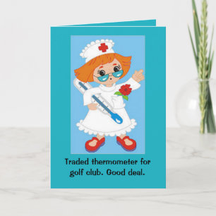 Thermometer für Golf Club - Gutes Geschäft Karte