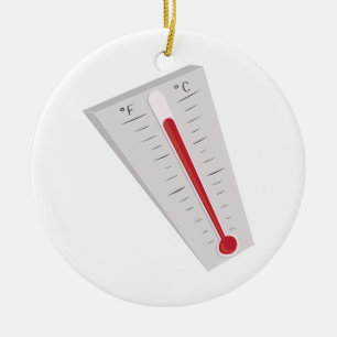 Thermometer Keramik Ornament
