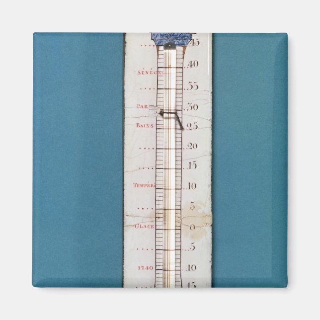 Thermometer mit einer sensygischen Motorhaube über Magnet (Vorne)