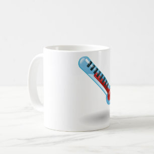 Thermometer-Temperatur Kaffeetasse