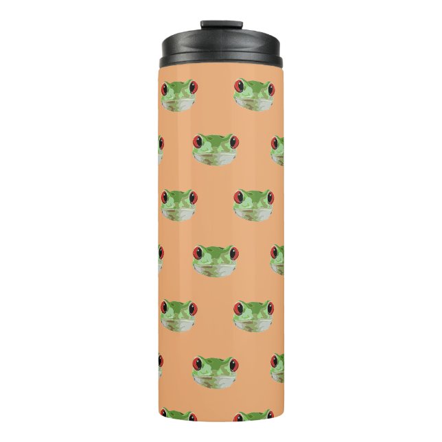 Thermosflasche mit Druck des Froschs Thermosbecher (Vorderseite)