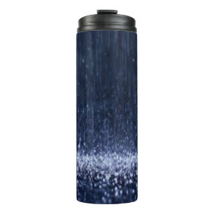 Thermotumbler Blau Regen Thermosbecher