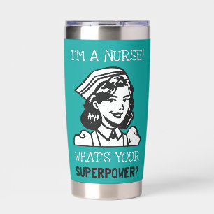 Thermotumbler Ich bin eine Krankenschwester Superk Thermobecher