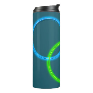 Thermotumbler - ineinandergreifende Ringe Thermosbecher