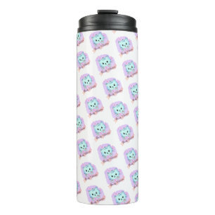 Thermotumbler Katze sei mein Rosa Herzen Thermosbecher