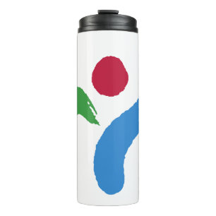 Thermotumbler mit Flagge von Seoul, Südkorea Thermosbecher