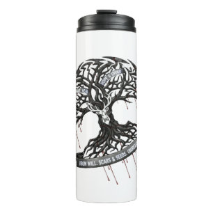 Thermotumbler-Stärke Durch Schmerz Motivation  Thermosbecher