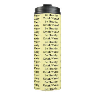 Thermotumbler Voll Baby Gelb Bleib Gesund Wasser Thermosbecher