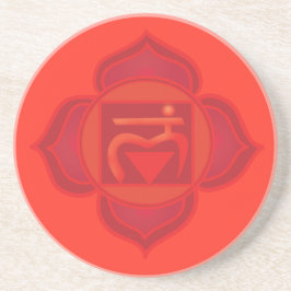 TheRoot Chakra Getränk-Unterlage Getränkeuntersetzer
