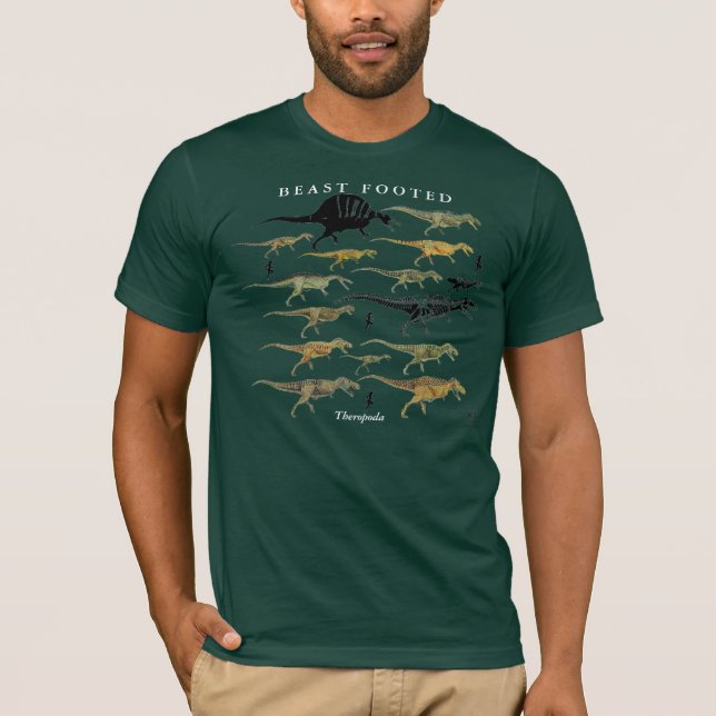 Theropoda Dinosaurier-Shirt Gregory S. Paul T-Shirt (Vorderseite)