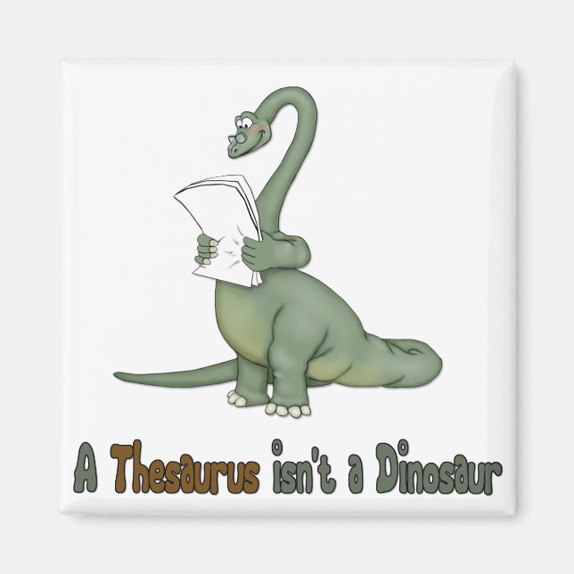 Thesaurus Dinosaur Magnet (Vorne)