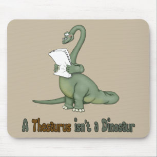 Thesaurus Dinosaur Mousepad
