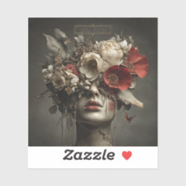 These Fleeting Lips — Gothic Fine Art Aufkleber