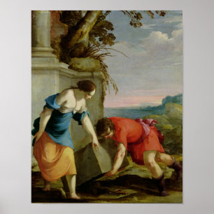 Theseus findet das Schwert seines Vaters, 1634 Poster