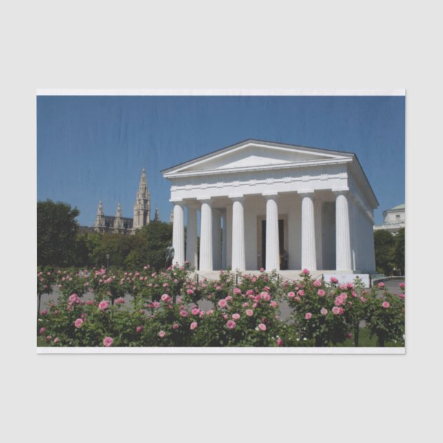 Theseus Tempel Wien Österreich Seidenpapier (Vorderseite)