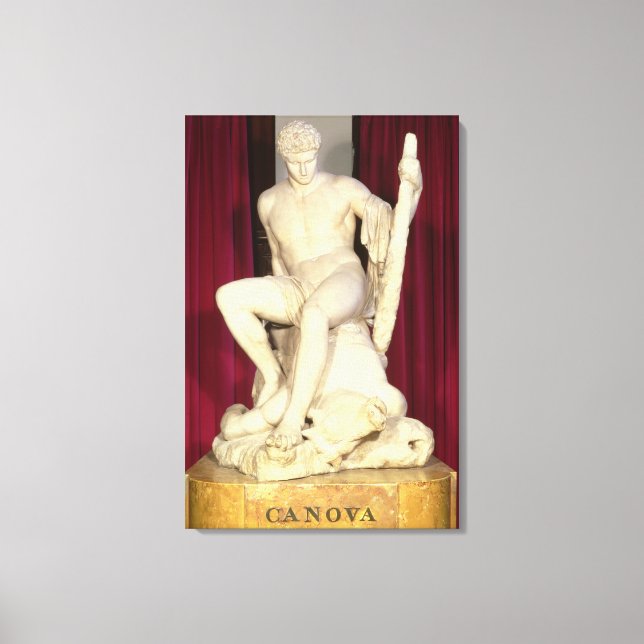 Theseus und der Minotaur, 1782 Leinwanddruck (Vorderseite)