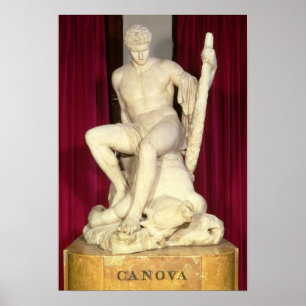 Theseus und der Minotaur, 1782 Poster