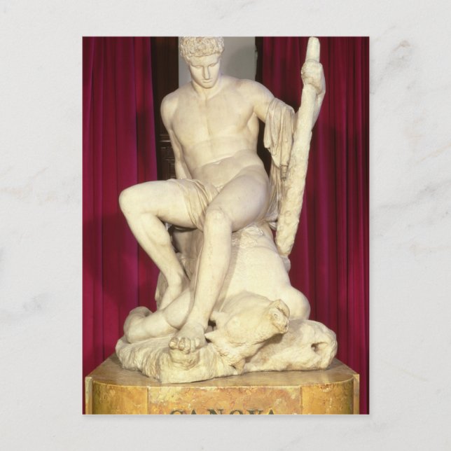 Theseus und der Minotaur, 1782 Postkarte (Vorderseite)