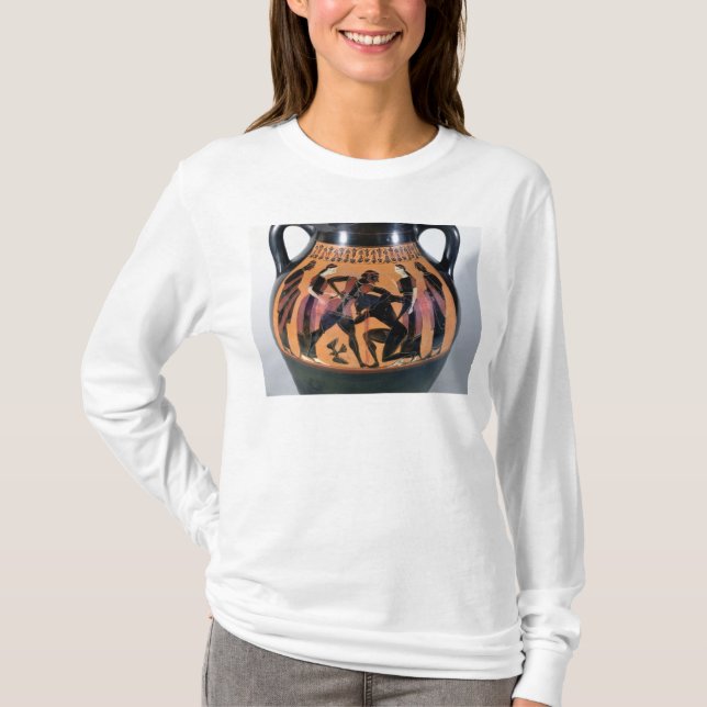 Theseus, welches das Minotaur kämpft T-Shirt (Vorderseite)
