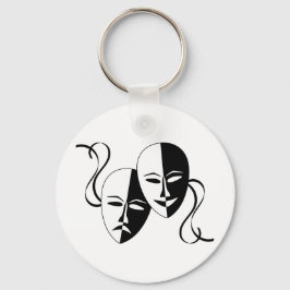 Thespian Mask Schlüsselanhänger