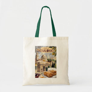Thessaloniki Griechenland Malerische Reise Kunst V Tragetasche