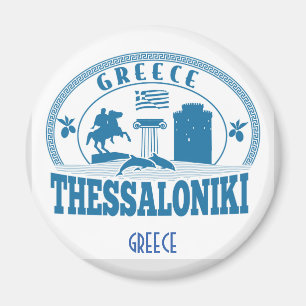 Thessaloniki Reise Souvenir Magnet