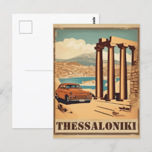 Thessaloniki Stadt, Griechenland Berufung Souvenir Postkarte