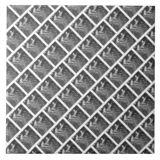 #THESURFINGMERMAID @ MAGHIE.ORG #KERAMIKEN FLIESE (Vorderseite)