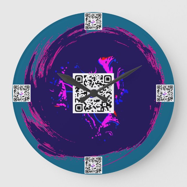 #thesurfingmermaid #SWAG@MAGHIE.ORG Große Wanduhr (Vorderseite)