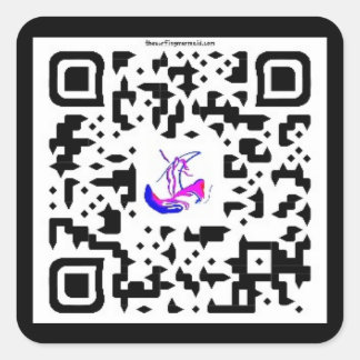 #thesurfingmermaid #SWAG@MAGHIE.ORG Quadratischer Aufkleber