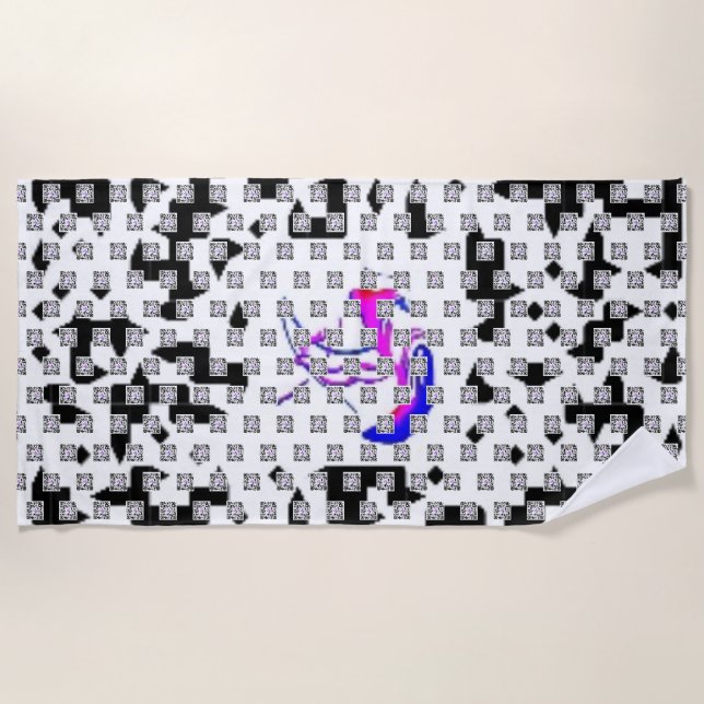 #thesurfingmermaid #SWAG@MAGHIE.ORG Strandtuch (Vorderseite)