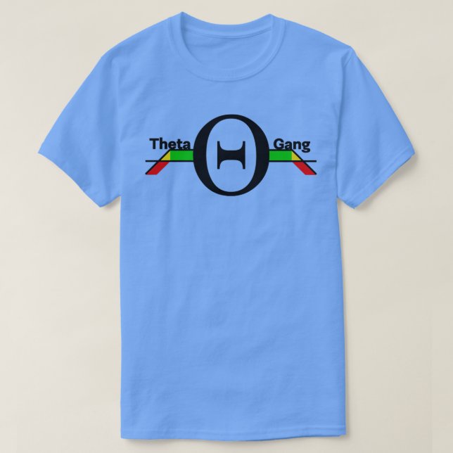Theta Gang Sleek Design for Traders T-Shirt (Design vorne)