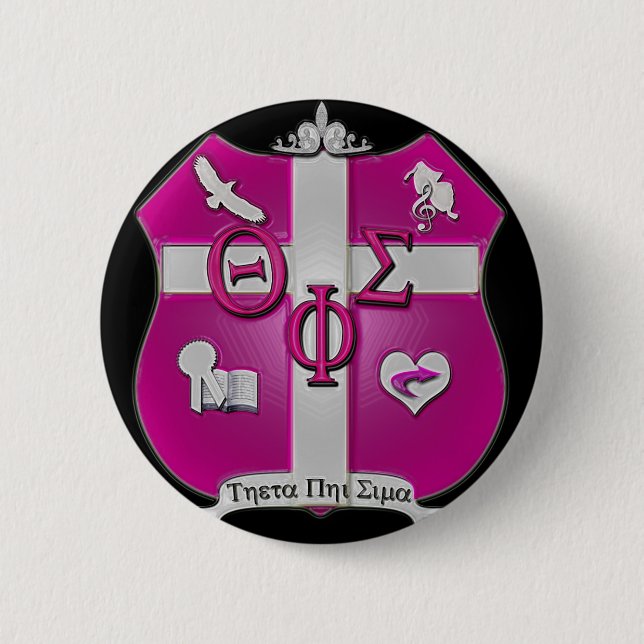 Thetaphi-Sigmaschild Button (Vorderseite)