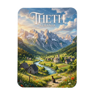 Theth Albanien Magnet