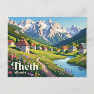 Theth Albanien Postkarte
