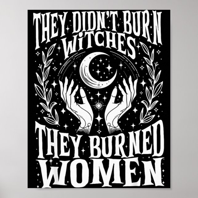 They Didn't Burn Witches They Burned Women Xmas Ri Poster (Vorne)