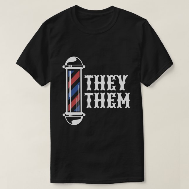 THEY/THEM Pronoun Shirt (Design vorne)