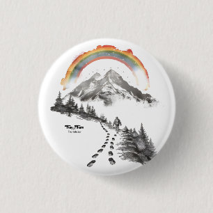 They/Them Wegbereiter – LGBTQ Stolz Camping Kunst, Button