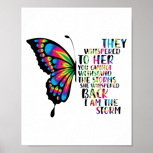 They Whispered To Her You Cannot Withstand The She Poster (Vorne)