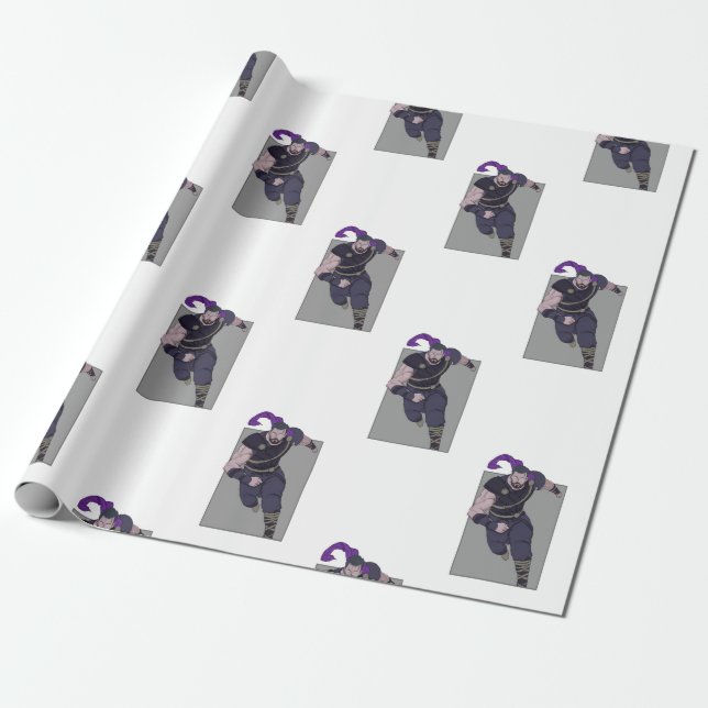 Thgott von Thunder Wrapping Paper Geschenkpapier (Ungerollt)