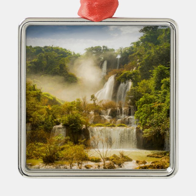 Thi Lor SU Wasserfall | Thailand Ornament Aus Metall (Vorne)