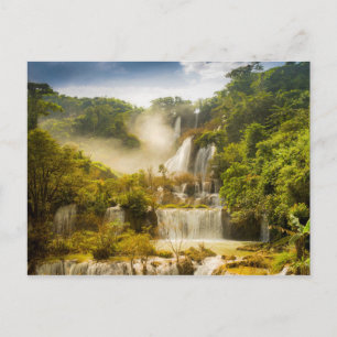 Thi Lor Su Waterfall Thailand Postkarte