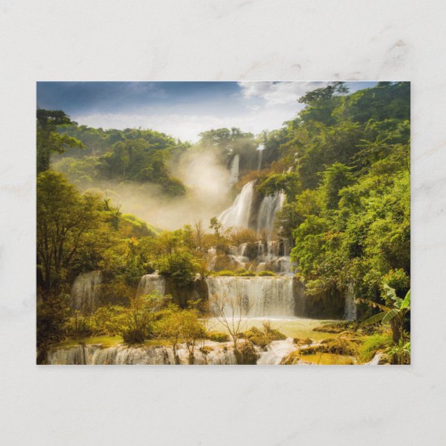 Thi Lor Su Waterfall | Thailand Postkarte (Vorderseite)