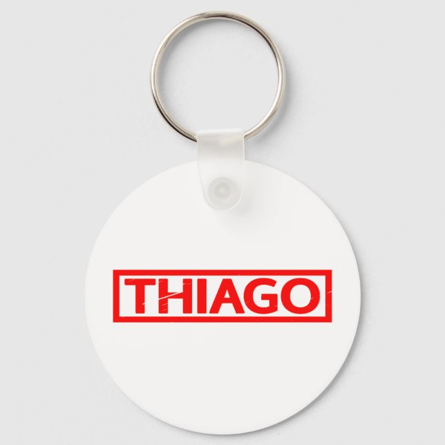 Thiago Briefmarke Schlüsselanhänger (Vorderseite)