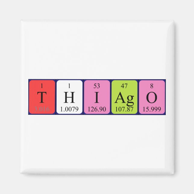 Thiago Periodenmagnet Magnet (Vorne)