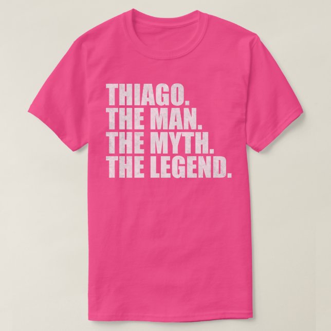 ThiagoThiago Name Thiago mit Namen T-Shirt (Design vorne)