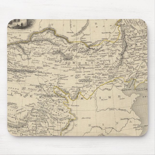 Thibet, die Mongolei und Mandschurei Mousepad (Vorne)